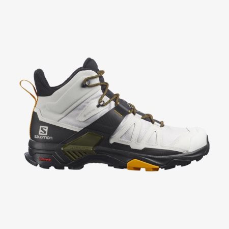 Salomon X ULTRA 4 MID GORE-TEX Mens Hiking Boots White | Salomon South Africa